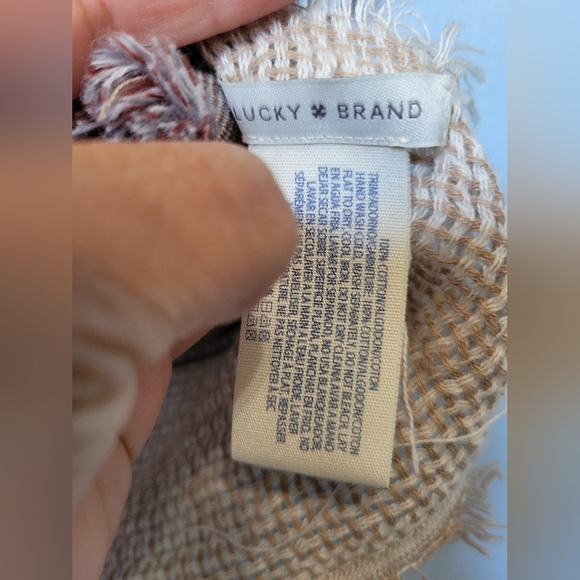 Lucky Brand Kimono Poncho Fringe Cardigan OS - Picture 5 of 7